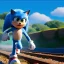 Placeholder: sonic races the subway