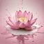 Placeholder: A beautiful pink lotus flower dropped into the creamy texture of a splash of milk