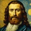 Placeholder: Portrait of a Leonardo Da Vinci by Van Gogh