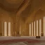 Placeholder: Paradise, a mosque, a qatar city, realistic, Quran, outside view, and cinematic license.