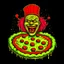 Placeholder: pizza clown horror