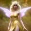 Placeholder: beautiful fairy very etheric, nice smiling, long blond hair, magic glamour pink make up, delicate colors, complete vision of very transparent golden and big wings, beautiful glamour transparent golden dress, ultra sharp focus, 8k, unreal engine 5, extremely sharp detail, light effect, soft light atmosphere, smooth, full of details, face in front, complete vision of face and hair and of the body