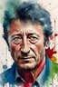 Placeholder: Dustin Hoffman. water color. splash