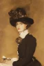 Placeholder: steampunk , portrait, painted bye John Singer Sargent, painterly, highly detailed, close up, 4k