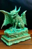 Placeholder: A mint colored sound elemental bat painted by Vincent van Gogh