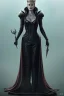 Placeholder: Cersei Lannister as evil queen in black leather, busty, cleavage, curvy, lena headay, angry, stern look. character design by cory loftis, fenghua zhong, ryohei hase, ismail inceoglu and ruan jia. unreal engine 5, artistic lighting, highly detailed, photorealistic, fantasy