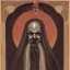 Placeholder: Russian Orthodox nosferatu with five eyes and tentacle beard and long arms and fingers