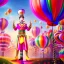 Placeholder: ringleader, Arthur Kulkov face shot, front, handsome, circus, male, Yamada Akihiro character design, Russian, lisa Frank fantasy, detailed matte painting, 8k resolution, Golden hour, interesting detailed storybook fantasy