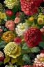 Placeholder: flowers floral pattern in the style of Henri Fantin-Latour -- 3d