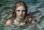 Placeholder: woman in camo swim in deep water by andrea del sarto