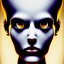 Placeholder: A lightly-tanned!!!!! mannequin-esque figure with white-glowing!!!!! eyes, in a dark!!!!! room, staring!!!!! into the camera, creepy atmosphere, eerie art style, photorealistic!!!!! facial features, close-up!!!!!, macro image!!!!!, trending on artstation, 4k, 8k