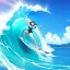 Placeholder: waves, surfing