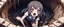 Placeholder: Anime girl with big eyes, darkblue and sepia tones, fullbody, slime, the perspective looking up from the bottom of an empty well, rolling eyes, tongue out, blood drip, open mouth,