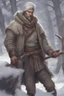 Placeholder: fantasy human snow woodsman
