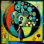 Placeholder: pop art, colorful, inspired by the art from, Kandinsky, Catrin Welz-Stein, Bernard Buffet, Daniel Merriam, Jacek Yerka. Fibonacci and Mark Garro, centered, clear and clean, birthday card