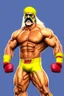 Placeholder: Hulk Hogan Professional wrestler catoon 2d