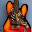 Placeholder: 50'S ELECTRIC GUITAR ROCKABILLY HOTROD SPACESHIP FLAMES