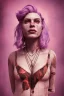 Placeholder: A portrait post-apocalypse of Lana Wachowski,transgender ,sin city, Mila Cunis, Bill Gates,beauty,death,paranormal,eatheral,realistic,sharp,urple,red,fire,adorable,armaggedon,deep colours ,fire,purple,red,gold,dark,cinamatic,fantasy,demon,hell,sci-fi fantasy style, volumetric lighting, particales,highly detailed,cinamatic,ignore NSFW , masterpiece, best quality, black skinned, sparkling eyes, sun light, 8K, high