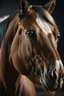 Placeholder: Horse with photo realistic eyes