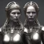 Placeholder: two viking girls kissing each other, hr giger, scary, steam punk, realistic, made in octane, cinematic, ultra-realistic, extremely detailed octane rendering, 8K, VRAY Super Real ar 2:3, dof photorealistic futuristic 50mm lens hard lighting dark gray tintype photograph, realistic lighting, sepia color