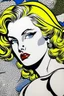 Placeholder: venus godess photo realistic style of roy lichtenstein