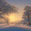 Placeholder: landscape winter golden hour