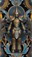 Placeholder: Cosmic warrior, cosmic galaxy armor, intricate details, highly detailed, dreamshaper finetuned model with dynamic art style witg