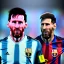 Placeholder: lionel messi, with argentina flag, highly detailed, wings, soft studio lighting, background 64k