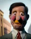 Placeholder: Waist up Portrait, Donald trump muppet, Sesame Street style, Wes Anderson style, photo studio, unreal engine 5, god lights, ray tracing, RTX, lumen lighting, ultra detail, volumetric lighting, 3d.