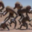 Placeholder: photo, robot baboons attacking Elon Musk