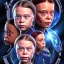 Placeholder: portrait of Greta Thunberg deep space nine