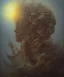 Placeholder: neural network. oil on canvas, beksinski