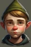 Placeholder: Portrait of a young male gnome with short hair, small and intelligent eyes, angular face, aquiline nose,