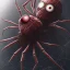 Placeholder: horror spider whit bloody eyes