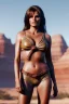 Placeholder: Portrait, young Raquel Welch, clean face, natural busty, prehistory leather cloth, desert, Ultra realistic, prehistory style, wide angle view, soft color, highly detailed, unreal engine 5, ray tracing, RTX, lumen lighting, ultra detail, volumetric lighting, 3d, finely drawn, high definition.