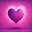 Placeholder: Create pink heart and purple gradient background