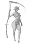 Placeholder: a forest fairy with horns and developed muscles