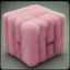 Placeholder: Strange furry rubik'scube,, pink, autochrome