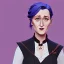 Placeholder: Portrait of a 30 year old witch like Meril Streep and Mary Poppins