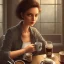 Placeholder: Me having coffee with Laura Butler