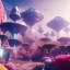 Placeholder: Spaceship landed on futuristic planet, sunny day. clear blue sky, cascade, flowers. Elegant. Extremely detailed. Award winning photography. Fantasy. 8k. Cinematic lighting. Photorealistic. Dynamic lighting. Imperial colors. Crisp quality. Unreal Engine. Colourful cinematic postprocessing. Pixar. VRay.