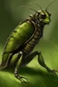 Placeholder: grasshopper with armor