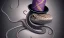 Placeholder: a snake with a top hat