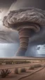 Placeholder: A huge Twister tornado in the desert