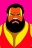 Placeholder: Mark Henry American wrestler catoon 2d