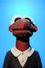 Placeholder: Waist up muppet Portrait, Xi Jinping as muppet doll, Black suit, photo studio, blue background, unreal engine 5, concept art, art station, god lights, ray tracing, RTX, lumen lighting, ultra detail, volumetric lighting, 3d.