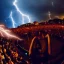 Placeholder: which girls, body, beautiful, inquisition, spain, night, multiple frames, flears, crowd cheering, strange prospective, thunderstorm, high definition, cinematic