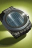 Placeholder: Produce a lifelike illustration of a solar-powered beater watch, showcasing its eco-friendly features and functionality in various lighting conditions."