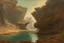 Placeholder: rocks, lagoon, vegetations, space, sci-fi, solar warden program influence, epic, willem maris and anna boch impressionism paintings