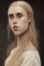 Placeholder: Danish singer MØ face, Style John Kenn Mortensen,